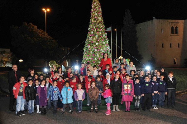 The Christmas Tree at Baabda Palace 